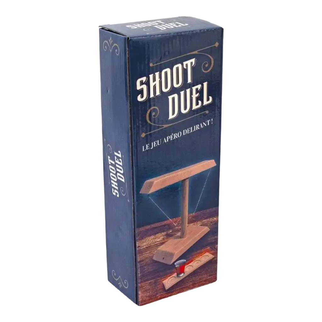 Jeu d'adresse apéro Shooter duel en bois